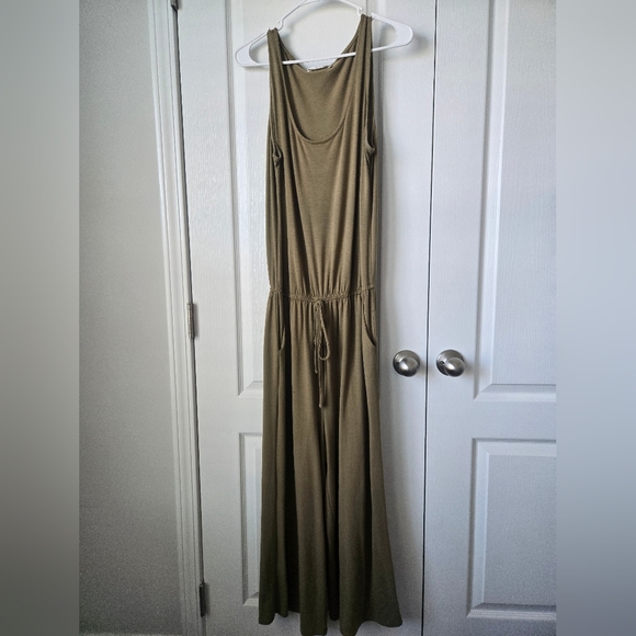 Zenana Outfitters Pants - ZENANA Olive Green Jumpsuit